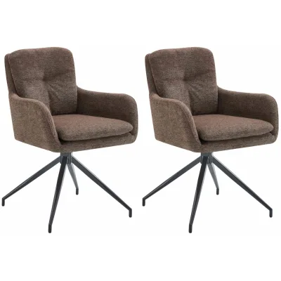 CLP Esszimmerstuhl Taupe 58x85x63 cm