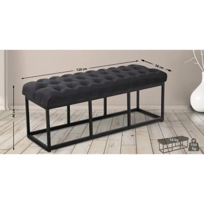 CLP Sitzbank Creme 120x46x38 cm