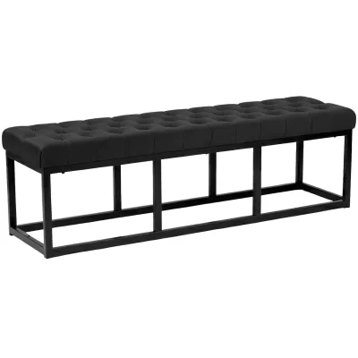 CLP Sitzbank Grau 150x42x37 cm