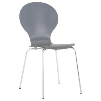 CLP Besucherstuhl Schwarz 43x86x45 cm