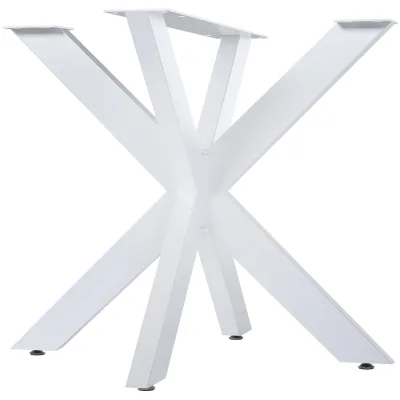 CLP Tischbeine Hardwick I Tischkufen für DIY-Tische mit Höhe 71 cm I Sternförmiges Tischgestell aus pulverbeschichtetem Stahl