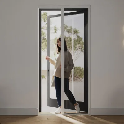 Cocoon Home Concepts Insektenschutztür Weiß 96x251x3.7 cm