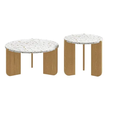 ComfortXL Couchtisch Eiche 70x35x70 cm