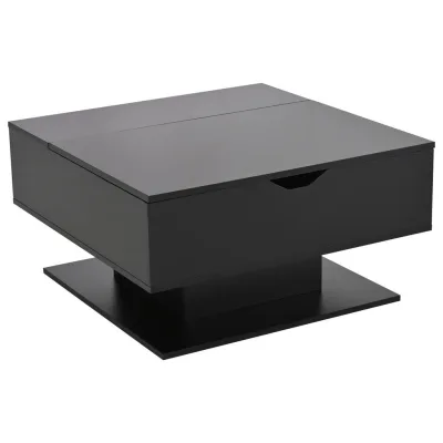ComfortXL Couchtisch Schwarz 80x40x75 cm