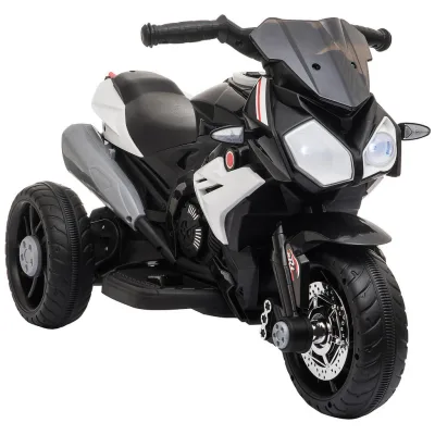 ComfortXL Elektro-Kindermotorrad Schwarz, Weiß 42x52x86 cm