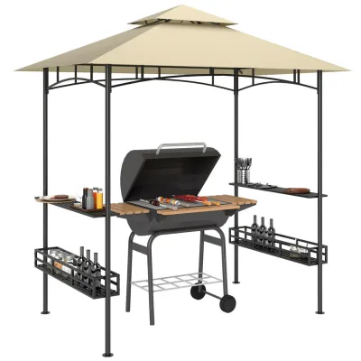 ComfortXL Grill-Zelt Beige 150x257x240 cm