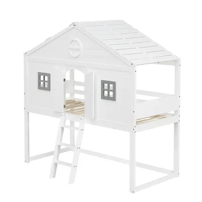 ComfortXL Hausbett Weiß 90x200 cm