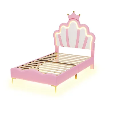 ComfortXL Kinderbett Pink 90x200 cm