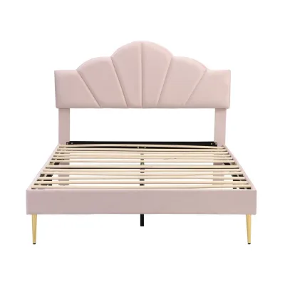 ComfortXL Polsterbett Pink 140x190 cm