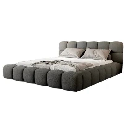 Compleo24 Polsterbett Grau 200x200 cm
