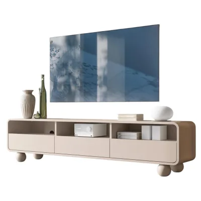 Compleo24 Tv-Schrank Beige 180x44x39 cm