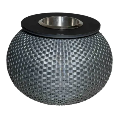 Cootab Cooler Table 3-In-1 Anthrazit, Champagner 55x40x55 cm