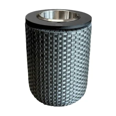 Cootab Cooler Table 4-In-1 Anthrazit, Champagner 34x50x34 cm
