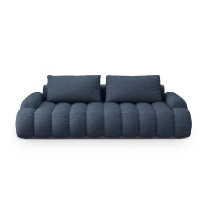 Cosmopolitan Design Ausklappbares-Sofa Dunkelblau 100x84x250 cm