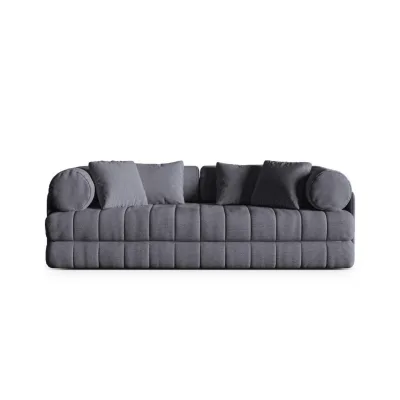 Cosmopolitan Design Ausklappbares-Sofa Graphit 95x70x206 cm