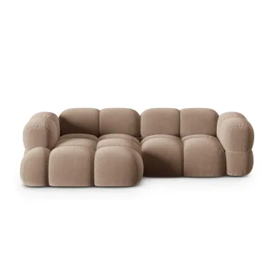 Cosmopolitan Design Ecksofa Mokka 250x147 cm