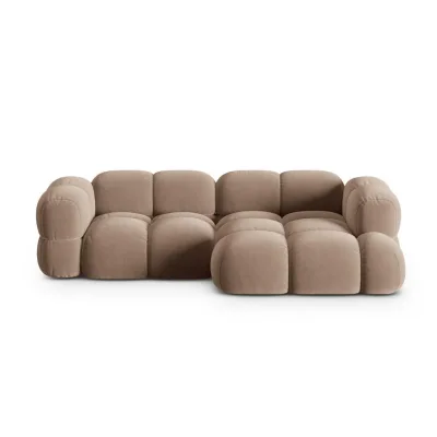 Cosmopolitan Design Ecksofa Mokka 250x147 cm