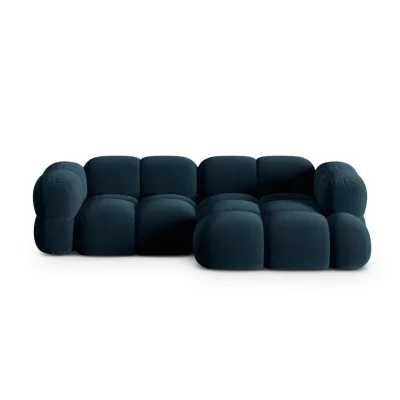 Cosmopolitan Design Ecksofa Petrol 250x147 cm