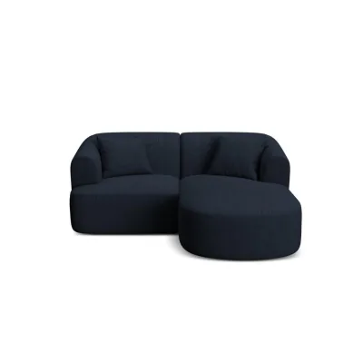 Cosmopolitan Design Modulares-Ecksofa Dunkelblau 180x156 cm