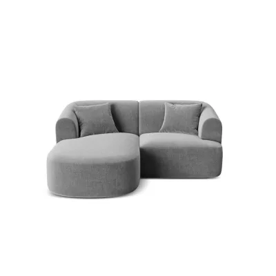 Cosmopolitan Design Modulares-Ecksofa Grau 180x156 cm