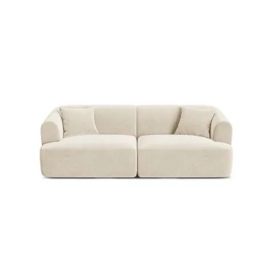 Cosmopolitan Design Modulares-Sofa Creme 90x70x220 cm