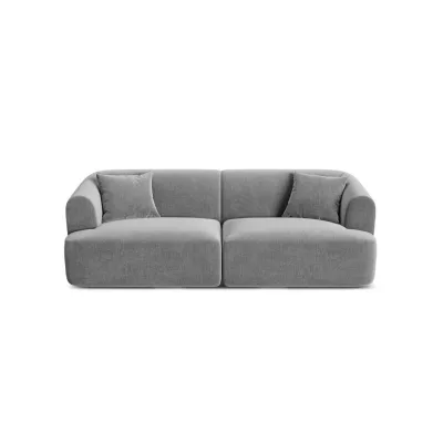 Cosmopolitan Design Modulares-Sofa Grau 90x70x220 cm