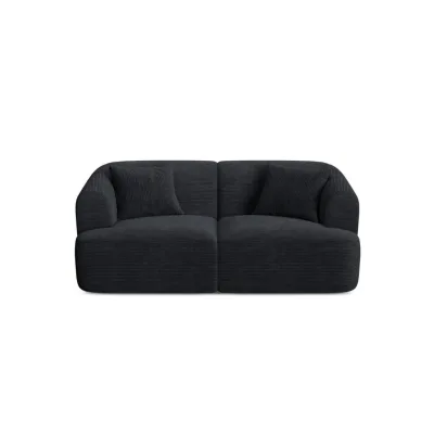 Cosmopolitan Design Modulares-Sofa Schwarz 90x70x180 cm