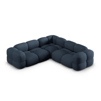 Cosmopolitan Design Wendbares-Ecksofa Dunkelblau 250x250 cm