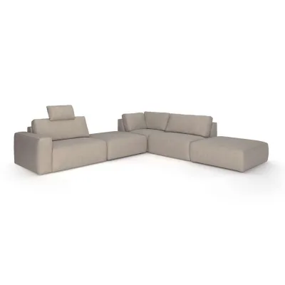 Cotta Ecksofa Beige 373x345 cm