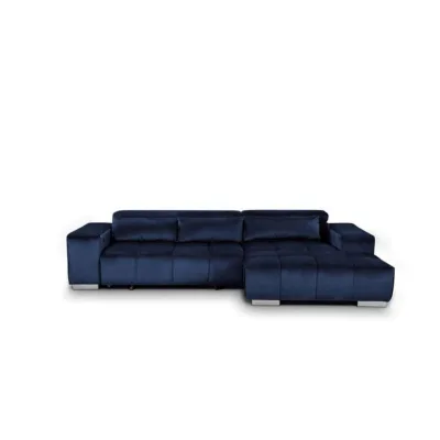 Cotta Ecksofa Dunkelblau 307x186 cm