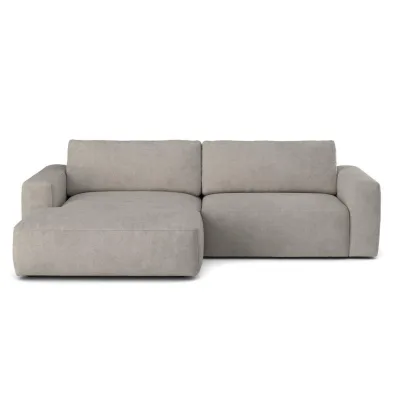 Cotta Ecksofa Hellgrau 288x175 cm