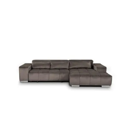 Cotta Ecksofa Silber 307x186 cm