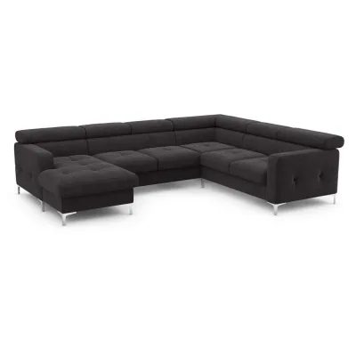 Cotta Wohnlandschaft Anthrazit 240x74x304 cm