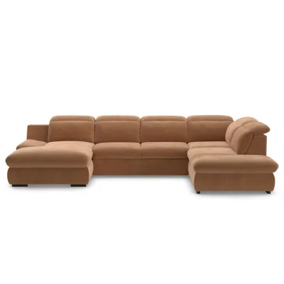 Cotta Wohnlandschaft Cognac 218x80x341 cm