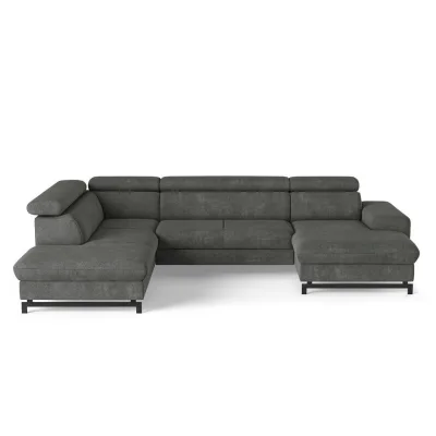 Cotta Wohnlandschaft Grau 328x81x215 cm