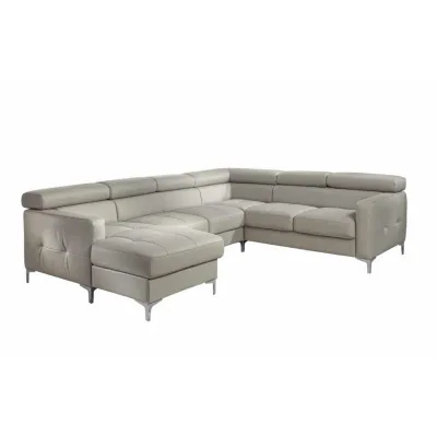 Cotta Wohnlandschaft Hellgrau 240x74x304 cm