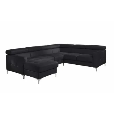 Cotta Wohnlandschaft Schwarz 240x74x304 cm