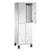 C+P Kleiderspind Cambio 600 x 1.980 x 525 mm (B x H x T) lichtgrau