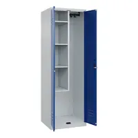 C+P Putzmittelschrank Classic PLUS mit Sockel lichtgrau