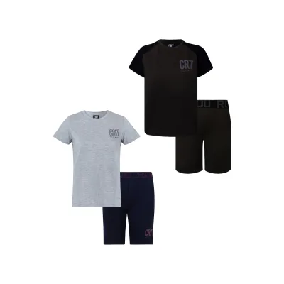 CR7 Cristiano Ronaldo Jungen Pyjama Basic Short 2er Pack