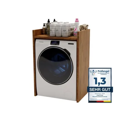 CraftPAK Waschmaschinenschrank Braun 66x97x48 cm
