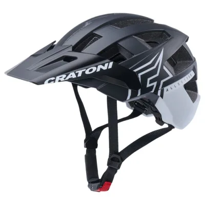 CRATONI MTB - Fahrradhelm AllSet Pro schwarz/weiß matt