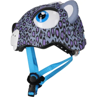 Crazy Safety Leopard, Fahrradhelm, Junior, lila