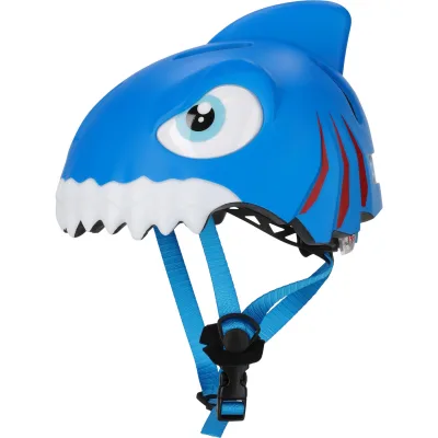 Crazy Safety Shark, Fahrradhelm, Junior, blau