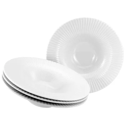 Creatable 24976 Serie Allegra Magic Weiss 4-tlg Geschirrset für 4 Personen
