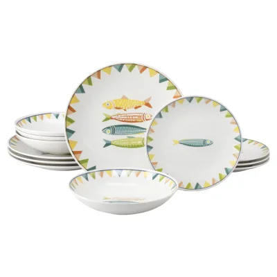 Creatable Tafelservice Sardinhas Mehrfarbig