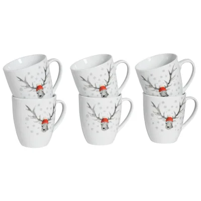 Creatable Kaffeebecherset Hirsch Weiß