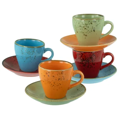 Creatable Kaffeebecherset Nature Collection Mehrfarbig