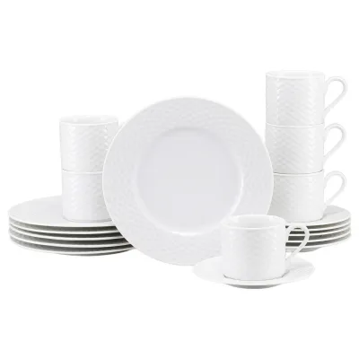 Creatable Kaffeeservice Polo Weiß