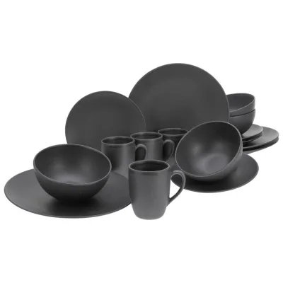 Creatable Kombiservice Soft Touch Black Schwarz